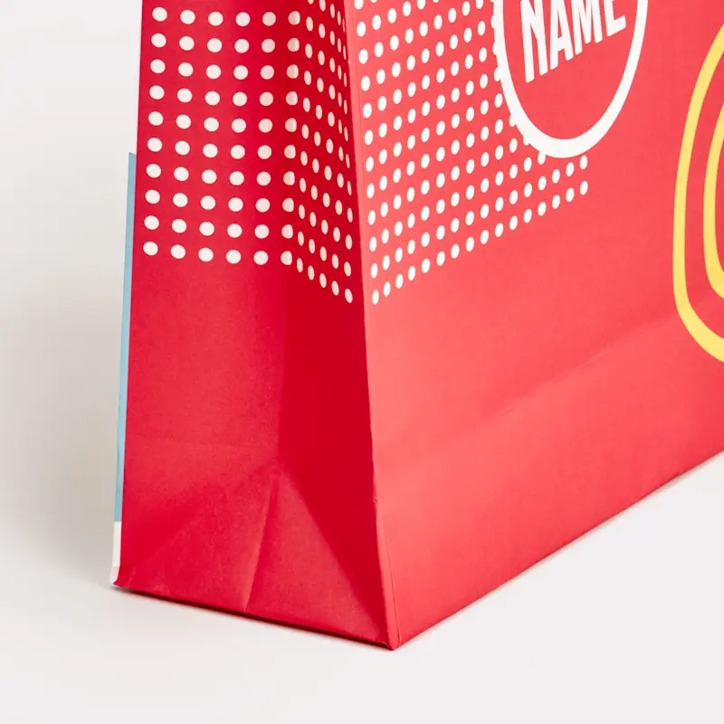 Sac en papier avec anses torsadées - offset – Image 4