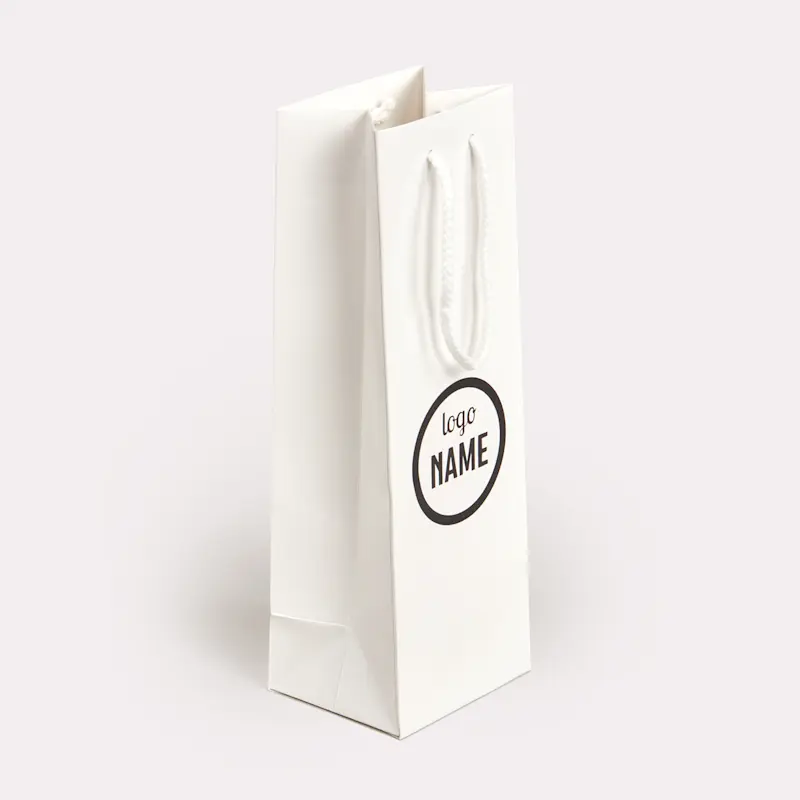 Sac en papier à bouteille de vin - sérigraphie – Image 8