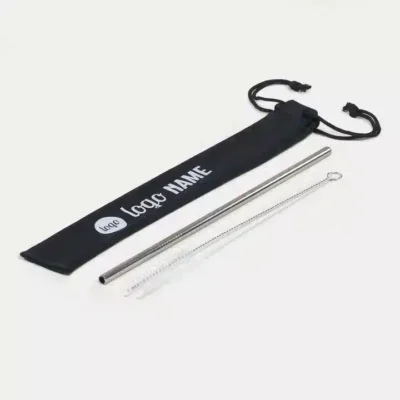 Paille réutilisable en inox