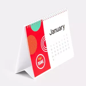 Calendrier de bureau avec Wire'O
