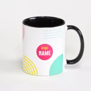 Mug à anse colorée