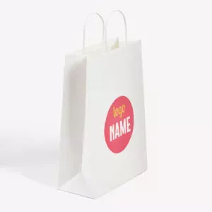 Sac en papier à poignées plates - Numérique