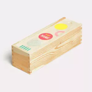 Caisse à vin en bois