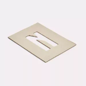 Gabarit de montage lettres en acrylique
