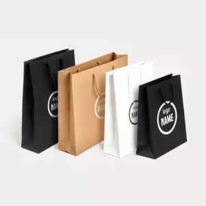 Sac en papier "Luxe" - sérigraphie