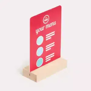 Porte-carte en bois